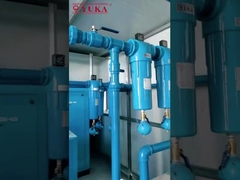 6000-8000 시간 요소 수명 압축 공기 필터, 0.25 Bar의 낮은 압력 손실